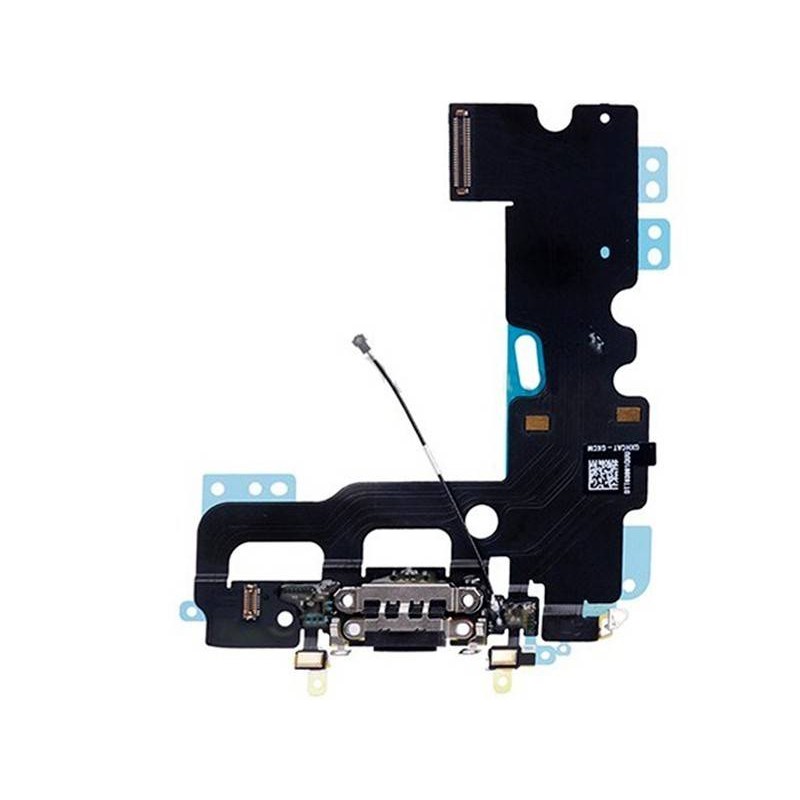 Connettore Di Ricarica Nero Flat Cable iPhone 7 No Logo