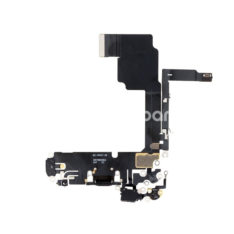 Charging Connector Black Titanium iPhone 15 Pro (TOP) No Logo