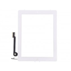 Touch Screen Bianco + Tasto Home Completo + Adesivo iPad 4