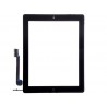 Touch Screen Nero + Tasto Home Completo + Adesivo iPad 4