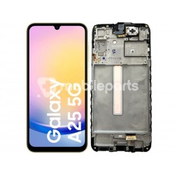 Display Touch + Frame Black Samsung SM-A256 A25 5G Ori