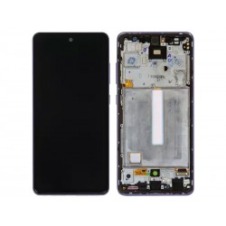 Display Touch + Frame Violet Samsung SM-A525 - A526 A52 Ori