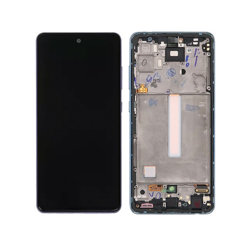 Display Touch + Frame Blue Samsung SM-A525 - A526 A52 Ori