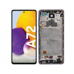 Display Touch + Frame Violet Samsung SM-A725 - A726 A72 Ori