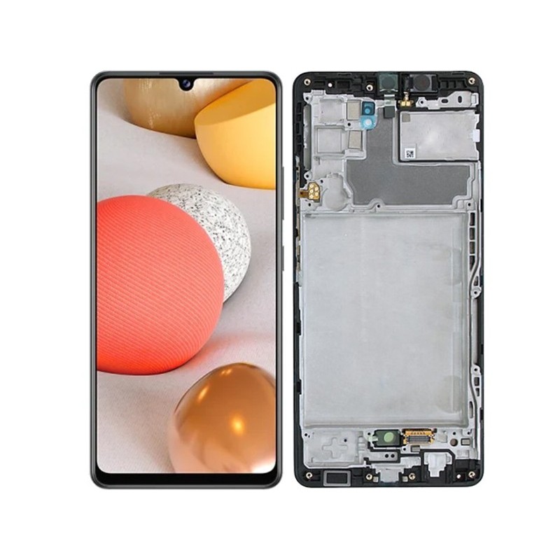 Display Touch + Frame Black Samsung SM-A426 A42 5G Ori