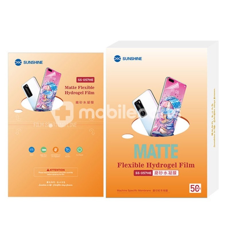 SUNSHINE SS-057HE MATTE FLEXIBLE HYDDROGEL FILM 50pcs