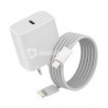 20W Charger + Type C to Lightning Cable for Apple iPhone