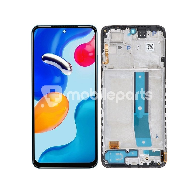 Display Touch + Frame Black Xiaomi Redmi Note 11 4G (PULLED)