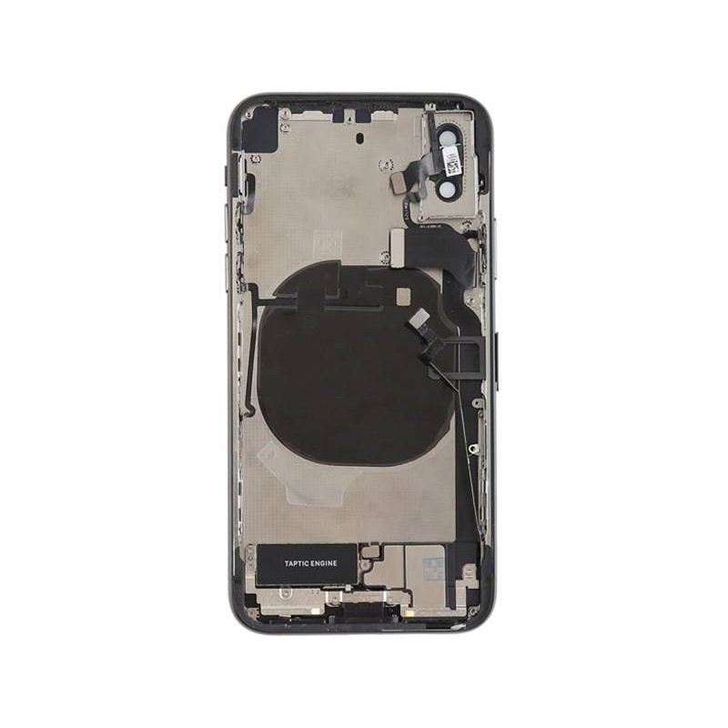 Battery Back Cover Full Black iPhone X No Logo