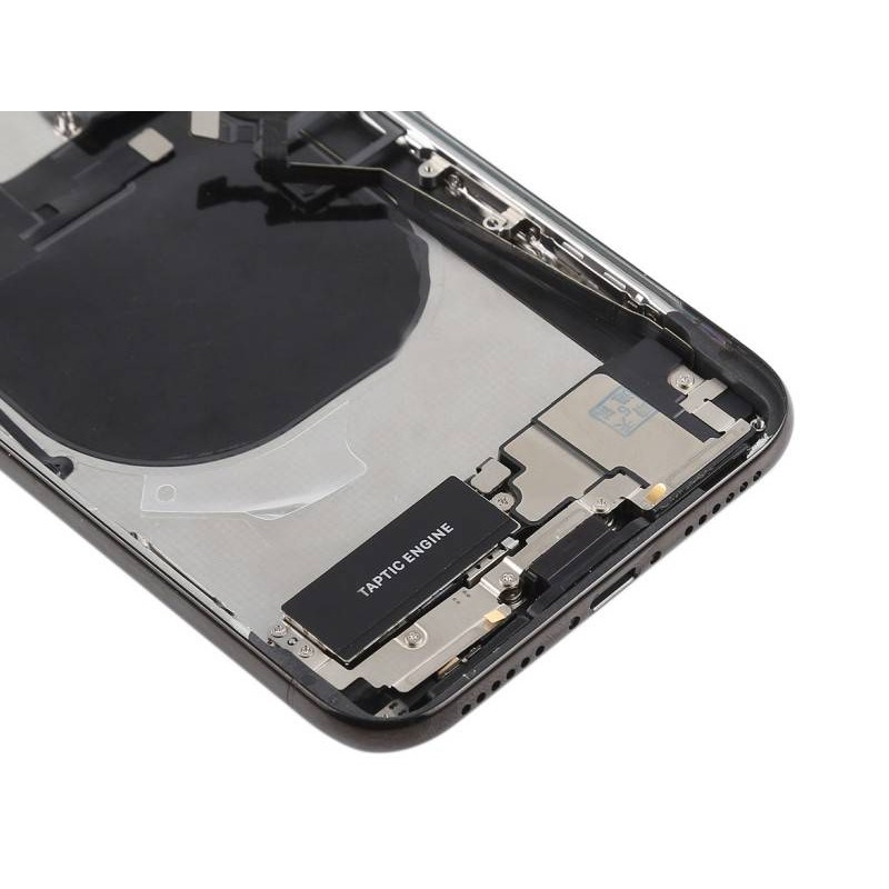 Battery Back Cover Full Black iPhone X No Logo