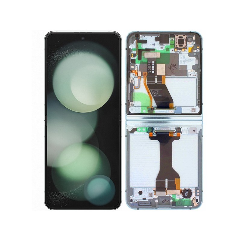 Display Touch + Frame Mint Samsung SM-F731 Flip 5 Ori