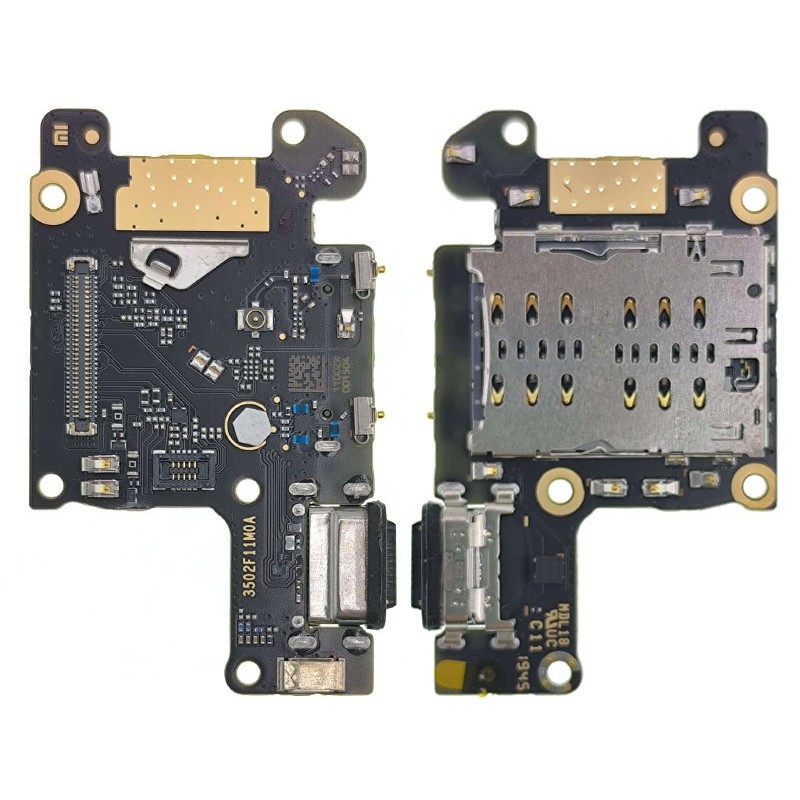 Charging Connector + Board Xiaomi Mi 9T - Mi 9T Pro (Pulled)
