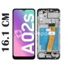 Display Touch + Frame Black Samsung SM-A025F A02s Ori (NON EU FO)