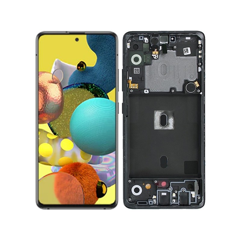 Display Touch + Frame Black Samsung SM-A516 A51 5G Ori