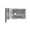 Dual Sim Tray Burgundy Samsung SM-S908 S22 Ultra Ori