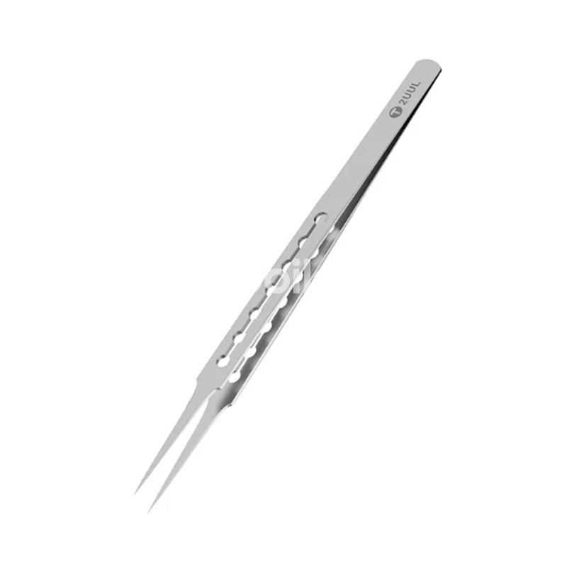 2UUL TW21 Non-magnetic Stainless Tweezer with Holes