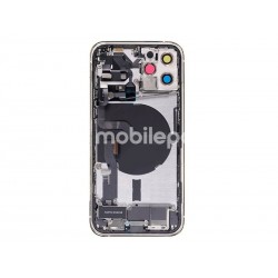 Rear Cover Full Parts White iPhone 12 Pro No Logo