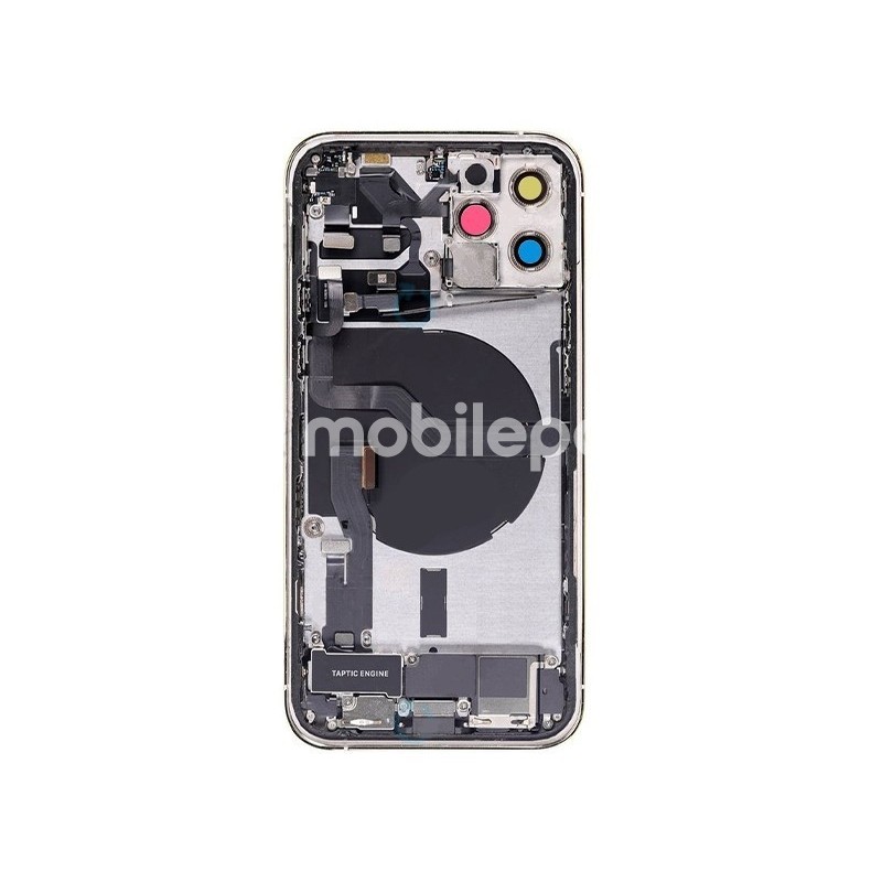 Rear Cover Full Parts White iPhone 12 Pro No Logo