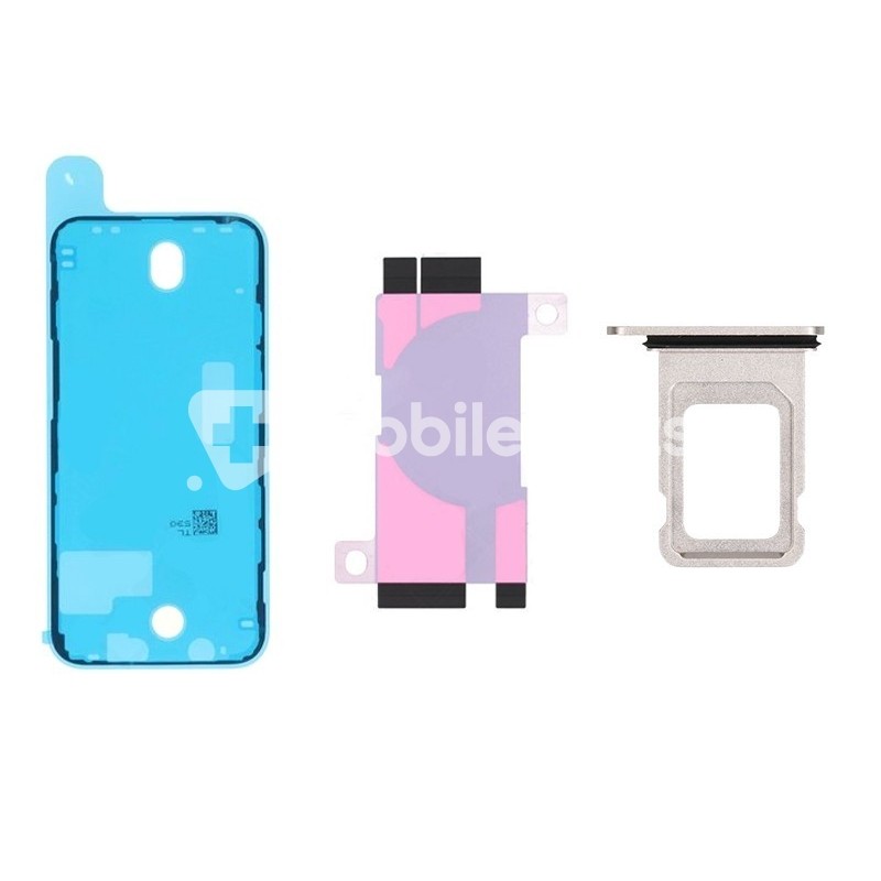 Rear Cover Full Parts White iPhone 12 Pro No Logo