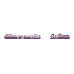 Power + Volume Button Set for Samsung S22 Ultra 5G Burgundy Ori