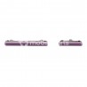 Power + Volume Button Set for Samsung S22 Ultra 5G Burgundy Ori