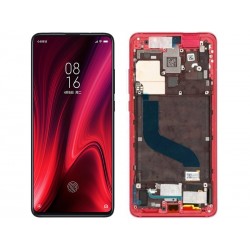 Display Touch + Frame Red Xiaomi Mi 9T - Mi 9T Pro (OLED)