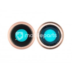 Rear Camera Lens + Frame Gold iPhone 8 - SE 2020 - SE 2022