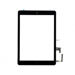 Touch Screen Nero + Biadesivo + Tasto Centrale Compleato iPad Air No Logo