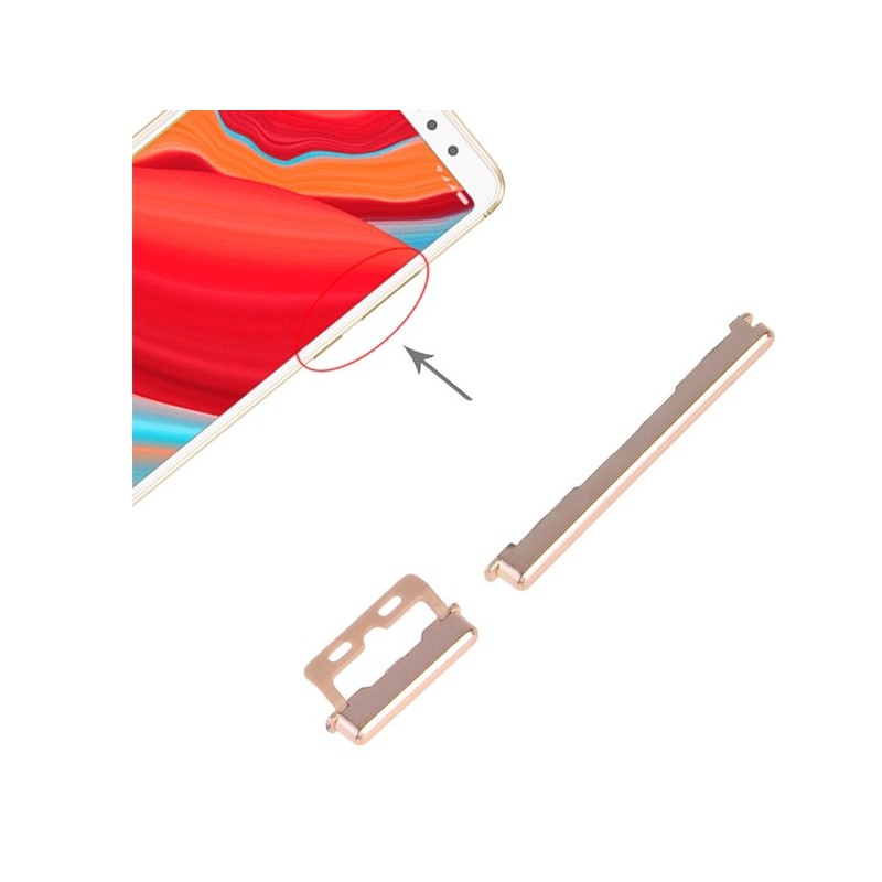 Power On Button + Volume Gold Xiaomi Redmi S2