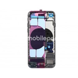 Rear Cover Full Parts Black iPhone 8 No Logo
