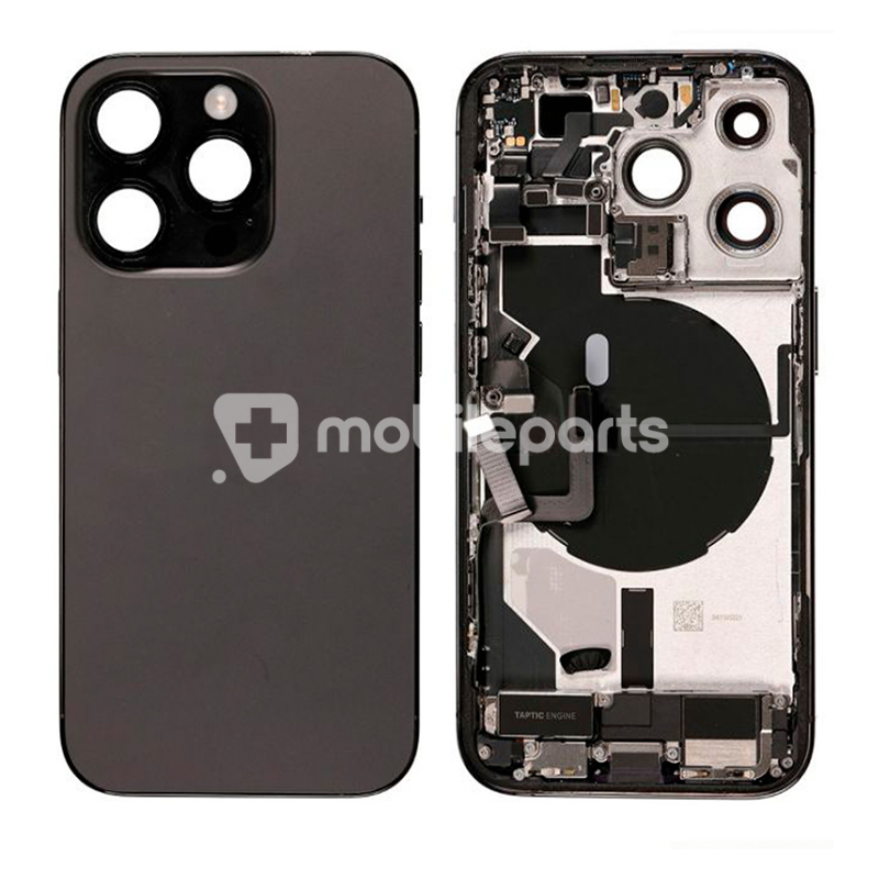 Rear Full Cover Black Iphone 14 Pro Max Ori