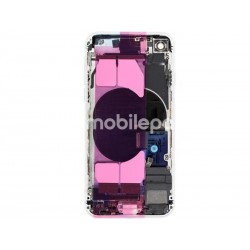 Rear Cover Full Parts White iPhone 8 No Logo