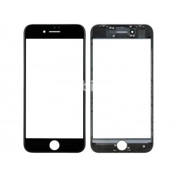 Vetro Nero Con Pellicola Oca + Frame iPhone 8