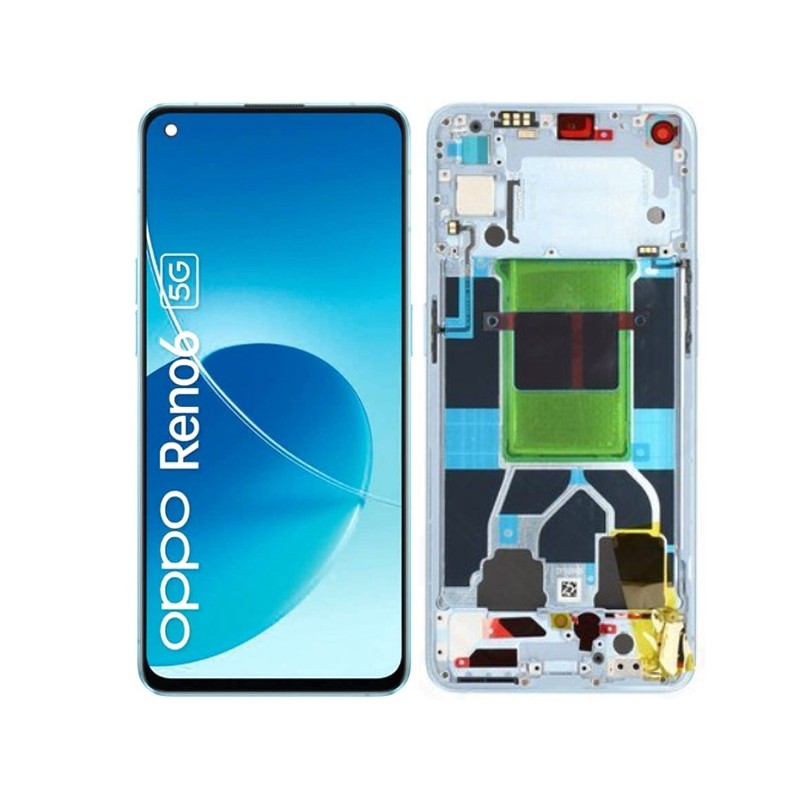 Display Touch + Frame Artic Blue OPPO Reno 6 5G (OLED)