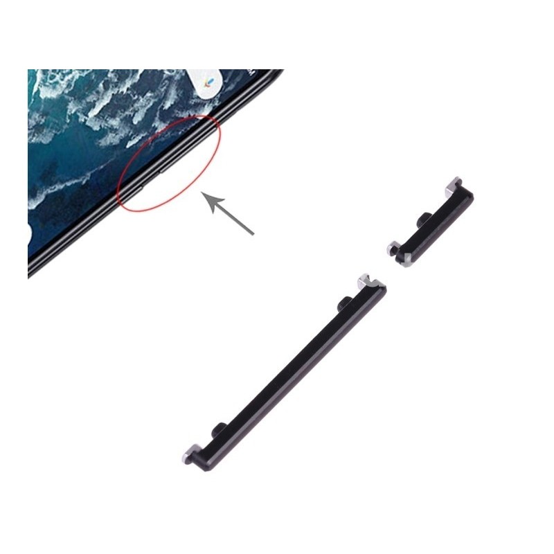 Power Button + Volume Black Xiaomi Mi A2/Mi 6X