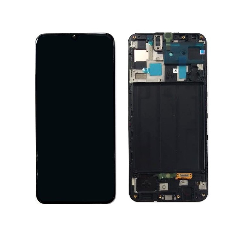 Display Touch Black + Frame Samsung SM-A505 A50