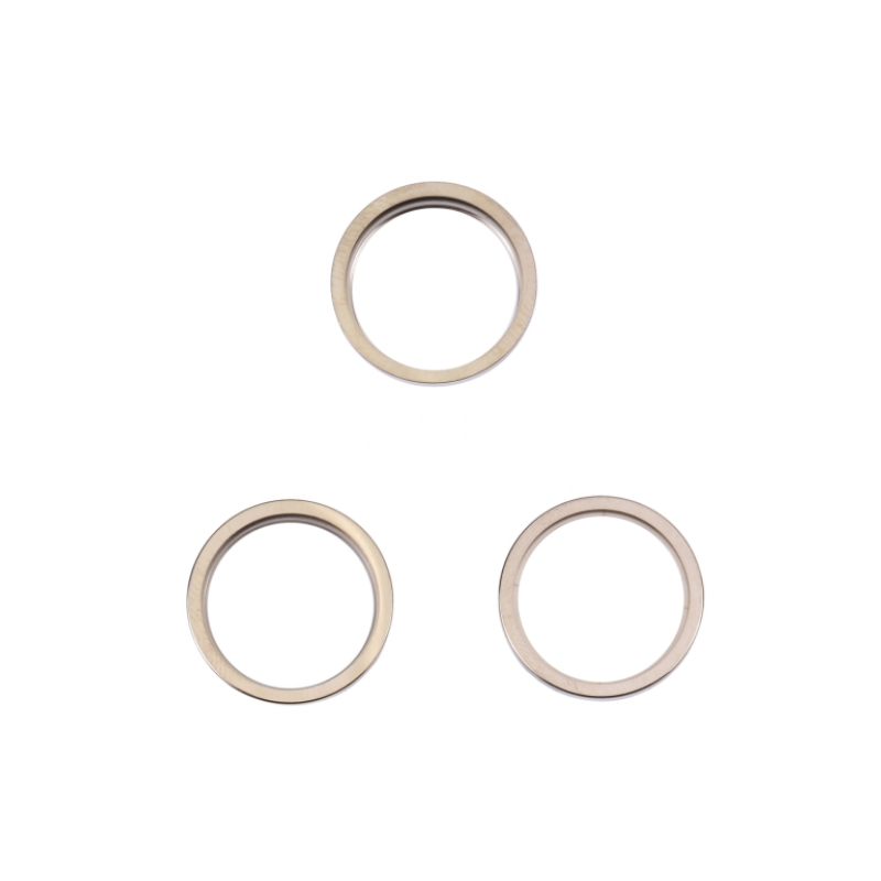 3PCS Rear Camera Glass Lens Metal Outside Protector Gold IPhone 14 Pro Max