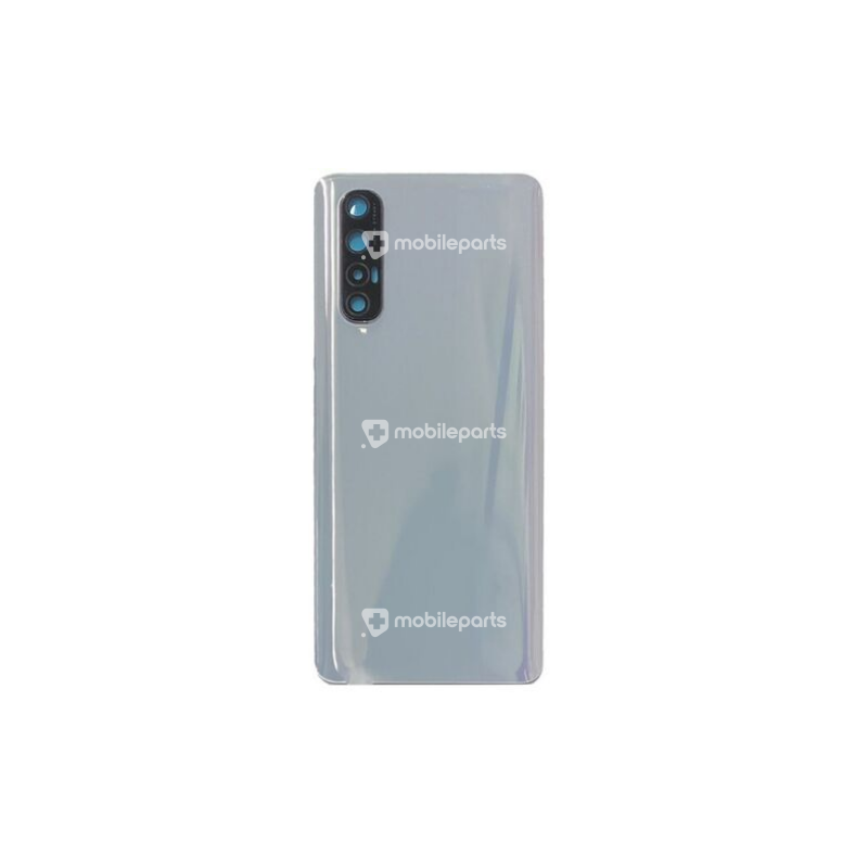 Back Cover White + Camera Lens Oppo Reno 3 No Logo