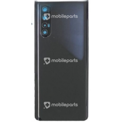 Back Cover Black + Camera Lens Oppo Reno 3 Pro No Logo