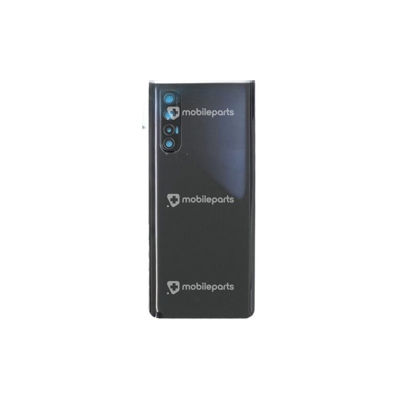 Back Cover Black + Camera Lens Oppo Reno 3 Pro No Logo