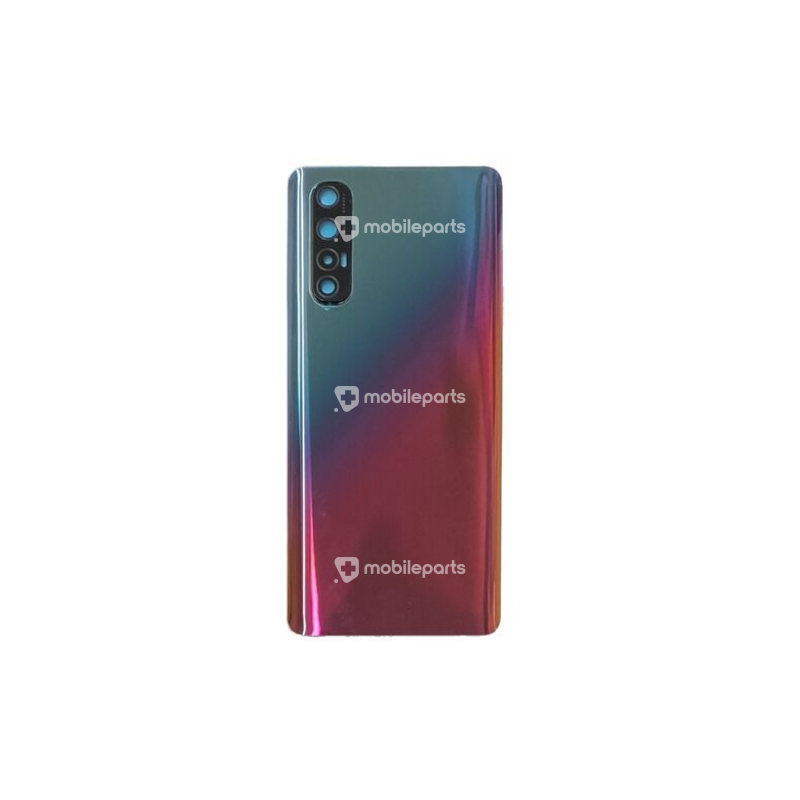 Back Cover Red + Camera Lens Oppo Reno 3 Pro No Logo