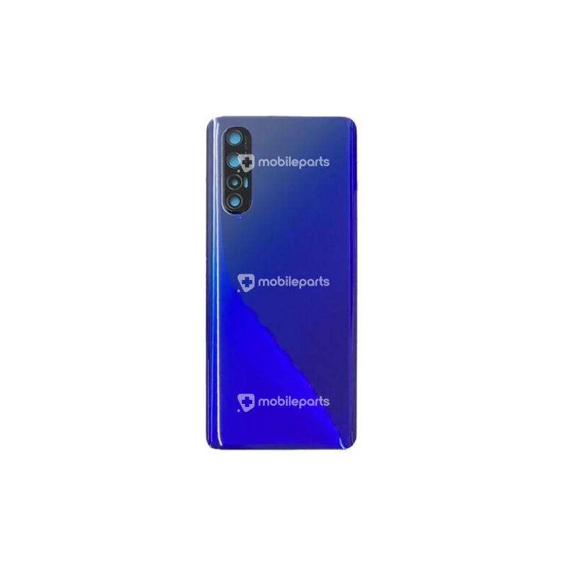 Back Cover Blue + Camera Lens Oppo Reno 3 Pro No Logo