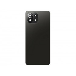 Rear Cover Black + Camera Lens Xiaomi Mi 11 Lite - 11 Lite 5G No Logo