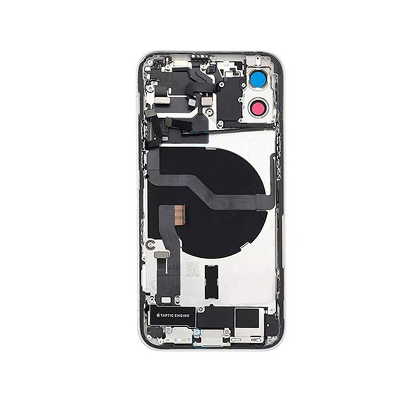 Rear Cover Full Parts White iPhone 12 No Logo