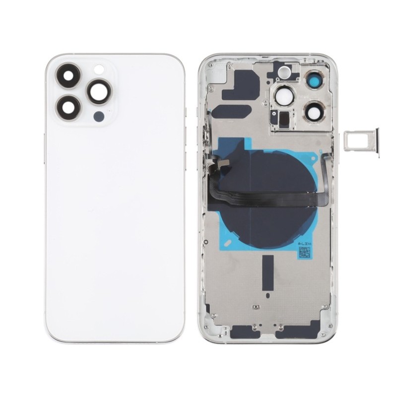 Rear Cover White iPhone 13 Pro Max No Logo