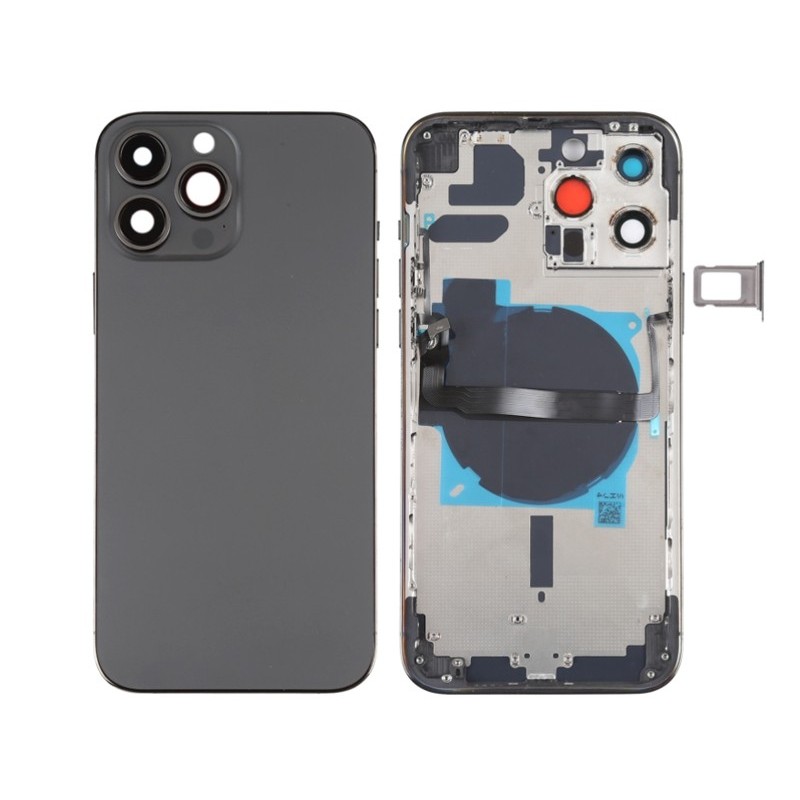 Rear Cover Black iPhone 13 Pro Max No Logo