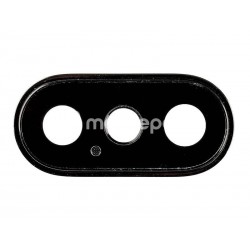 Vetrino Nero + Frame Fotocamera iPhone X