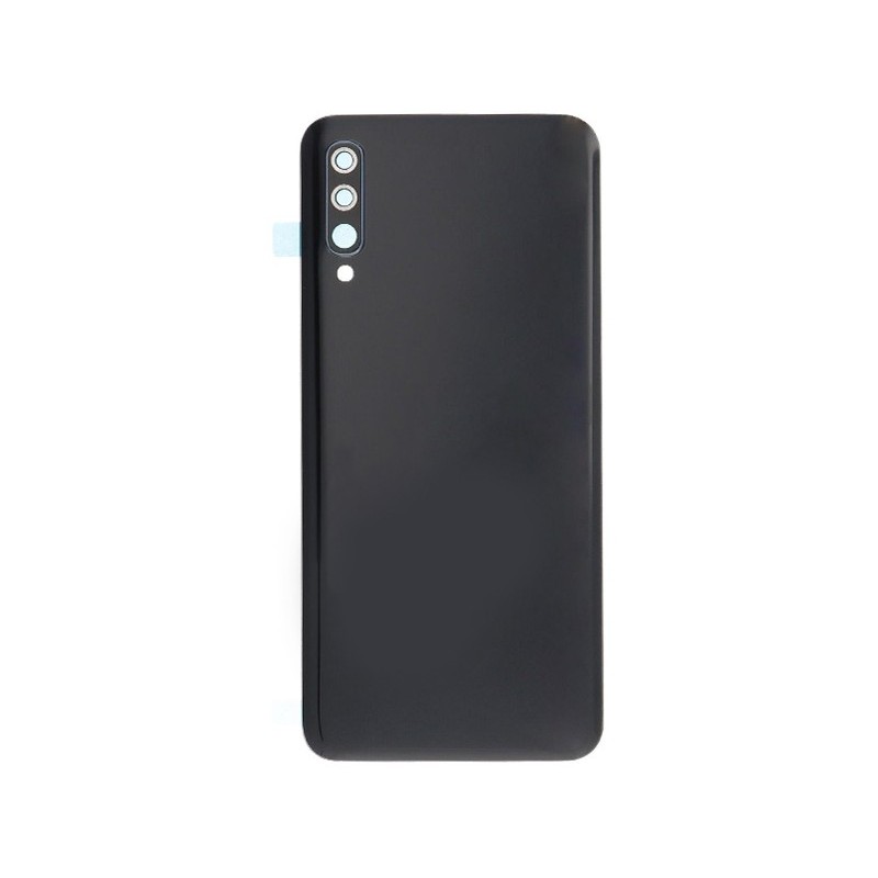 Rear Cover Black + Camera Lens Samsung SM-A505 A50 No Logo