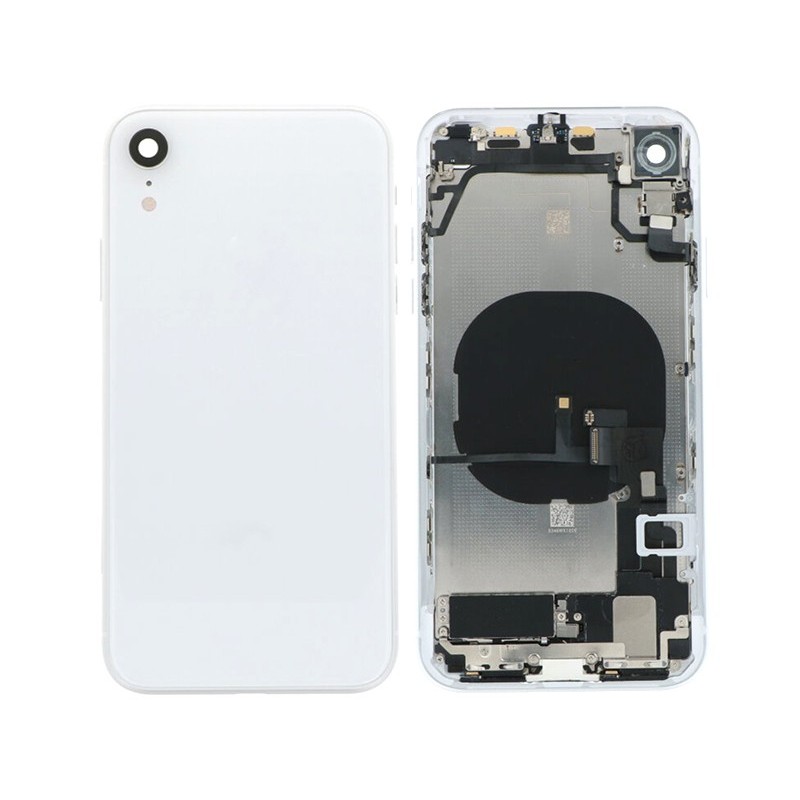 Rear Cover Full Parts White iPhone XR No Logo
