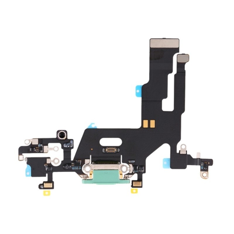 Charging Connector Green Flat Cable iPhone 11